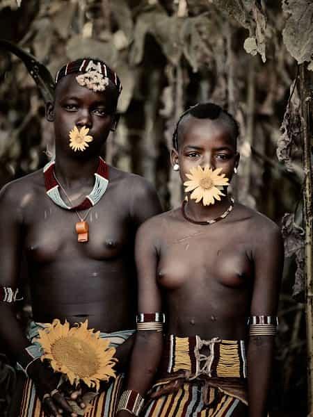 Девушки из племени бена. Южное Омо, Эфиопия